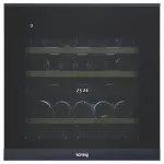 Встраиваемый винный холодильник Korting KFW 604 DB GXN Встраиваемый винный холодильник Korting KFW 604 DB GXN