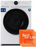 Фронтальная стиральная машина Midea MF200D80WBSW-RU Steam Фронтальная стиральная машина Midea MF200D80WBSW-RU Steam